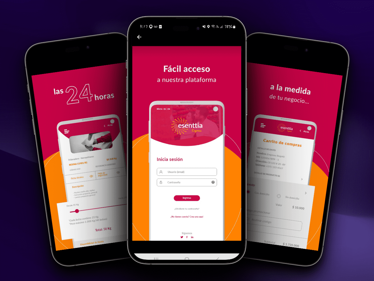 Esenttia  Express App