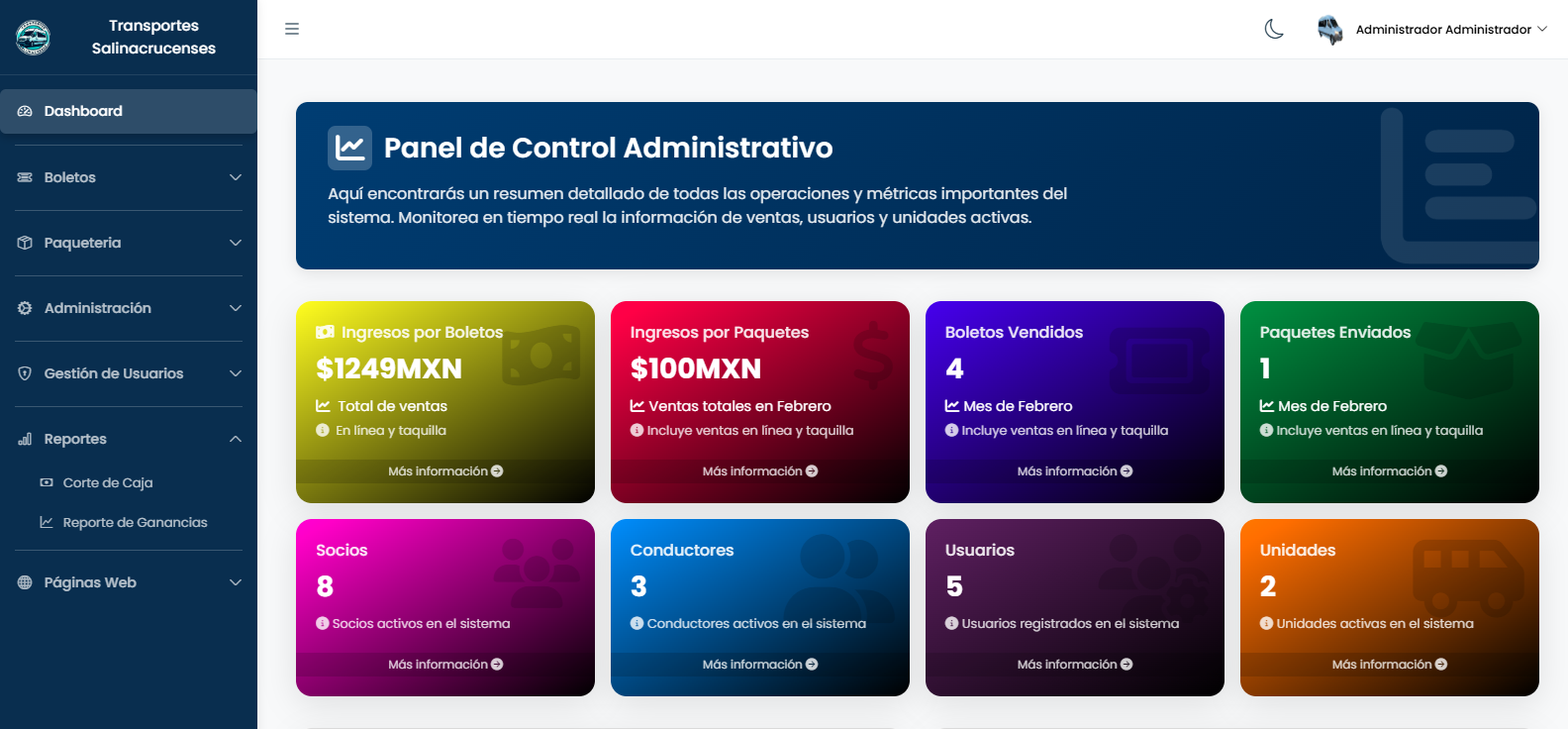 Sistema de Gestión de Boletos